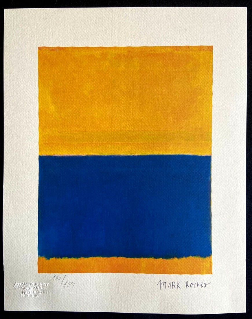 Mark Rothko is a lithograph. - 2