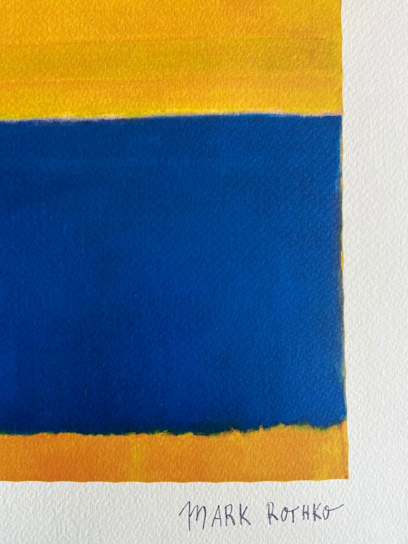 Mark Rothko is a lithograph. - 5