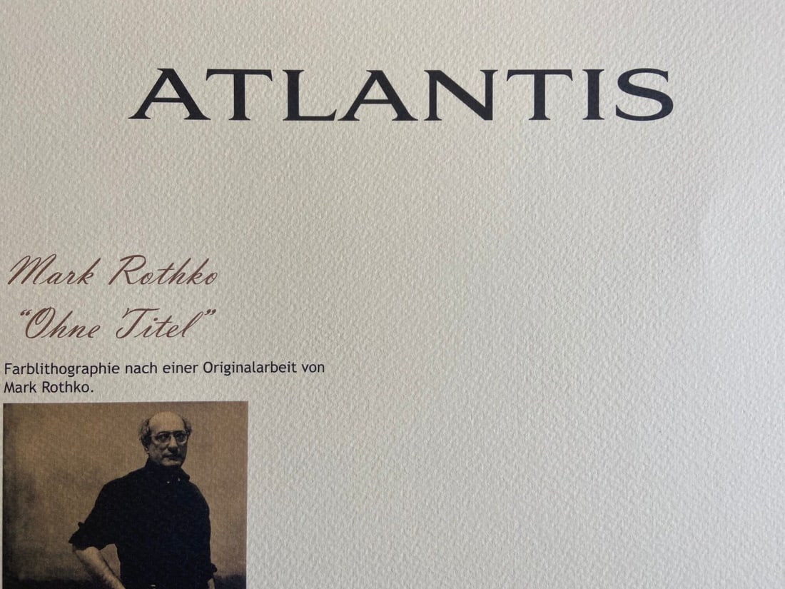 Mark Rothko is a lithograph. - 7