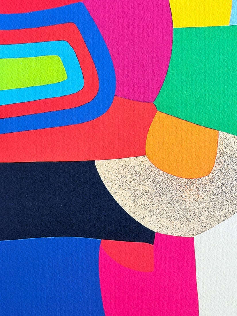 Alberto Burri lithograph numbered. - 5