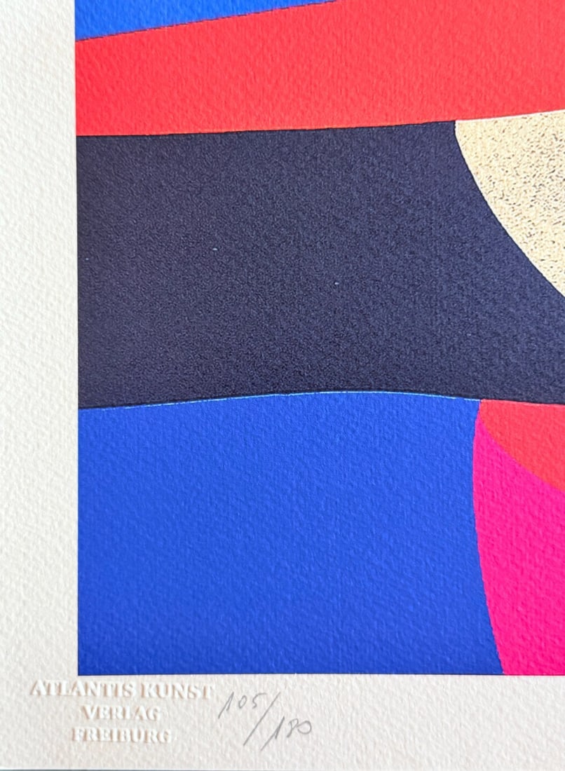 Alberto Burri lithograph numbered. - 7