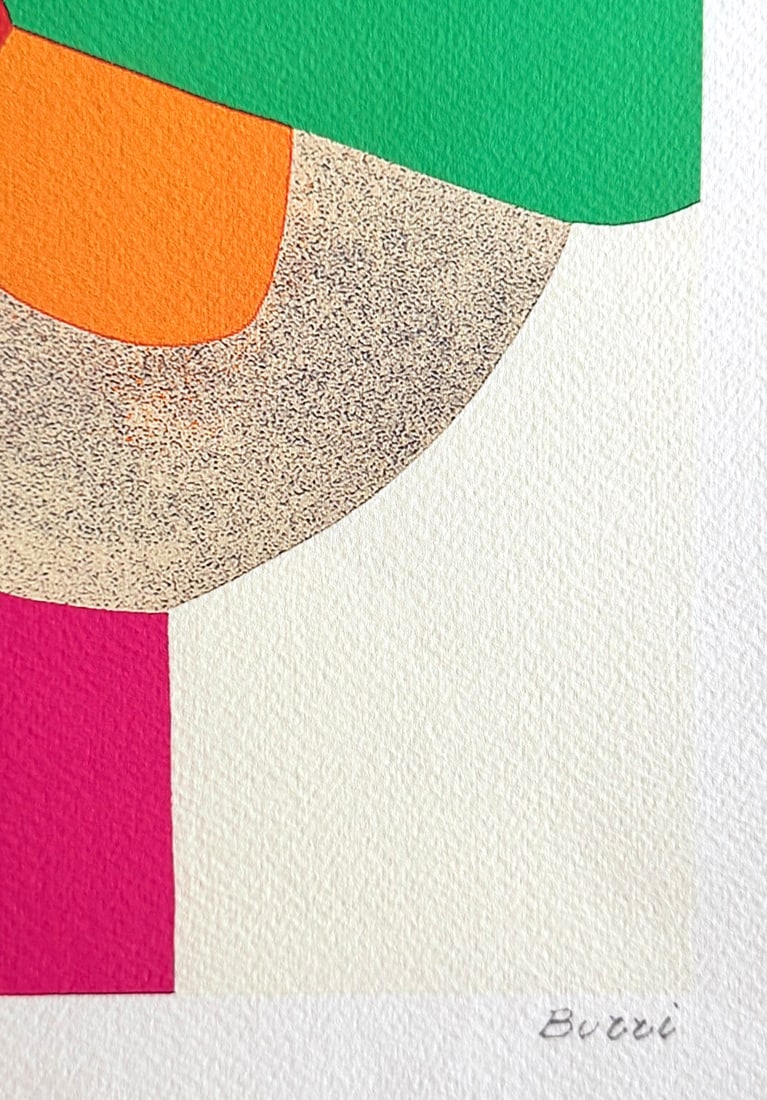 Alberto Burri lithograph numbered. - 8