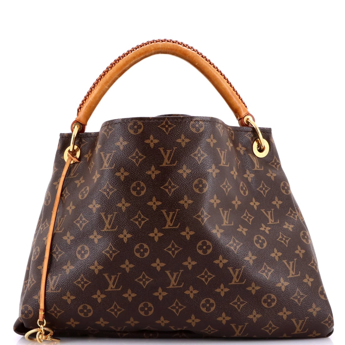 Louis Vuitton Monogram Canvas Artsy Handbag MM: Louis Vuitton Monogram Canvas Artsy Handbag MM A timeless piece from the iconic Louis Vuitton Artsy collection, this Monogram Canvas MM handbag boasts a rich brown exterior with signature monogram pat
