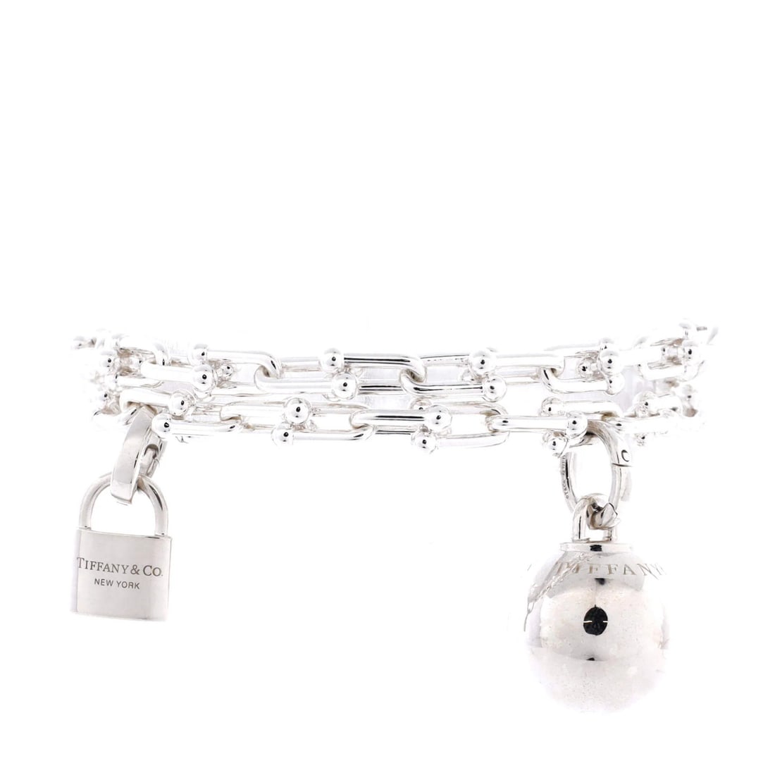 Tiffany & Co. HardWear Wrap Bracelet Sterling Silver: Tiffany & Co. HardWear Wrap Bracelet Sterling Silver Experience the timeless elegance of Tiffany & Co.'s iconic HardWear Wrap Bracelet, crafted from sterling silver and boasting a sleek,