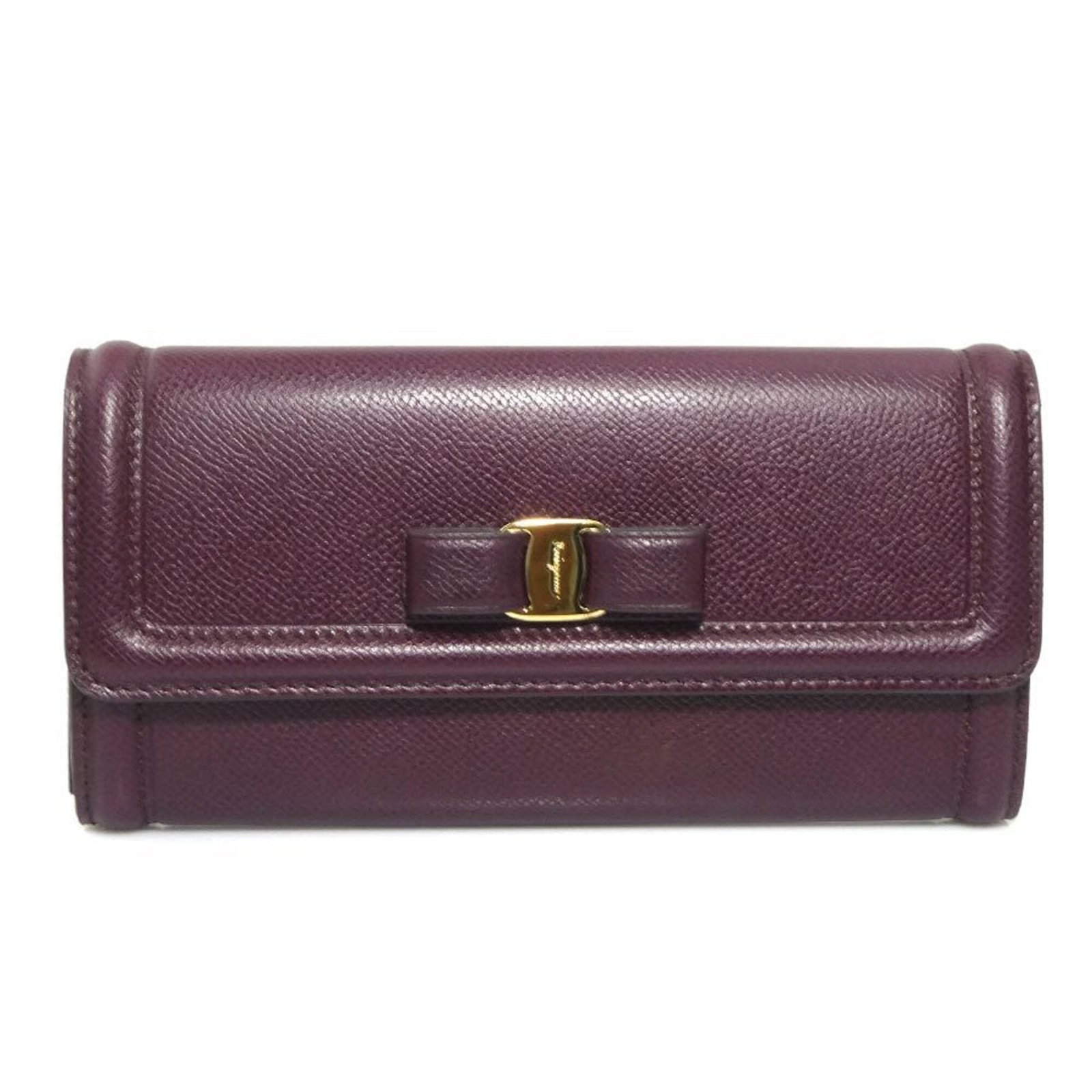 Salvatore Ferragamo Long Leather Bi-Fold Wallet (1 of 13)