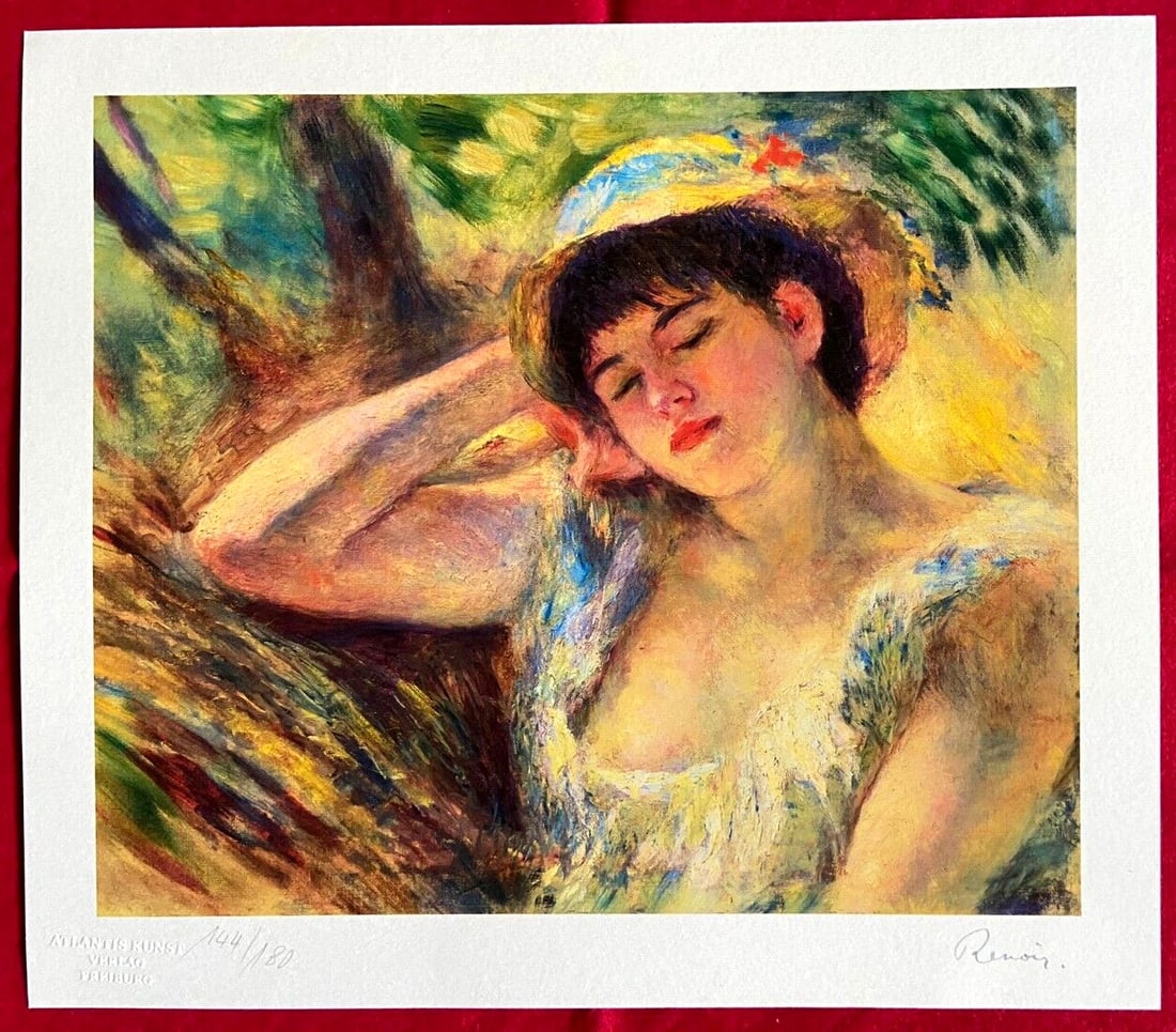 Pierre-Auguste Renoir is a lithograph. (1 of 10)
