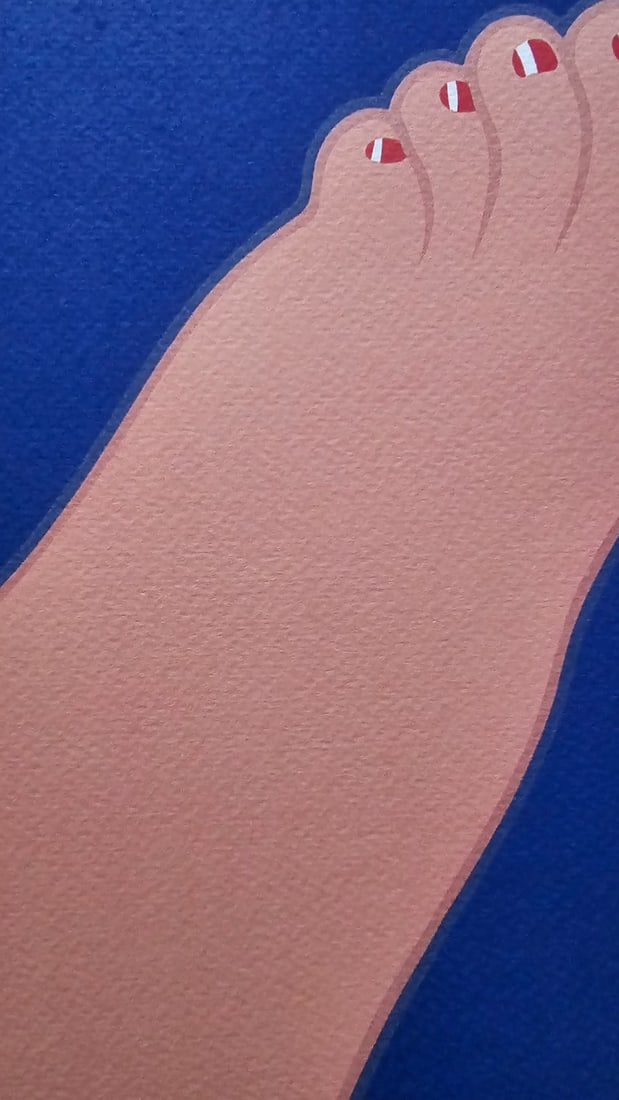 Tom Wesselmann Lithograph is numbered - 5