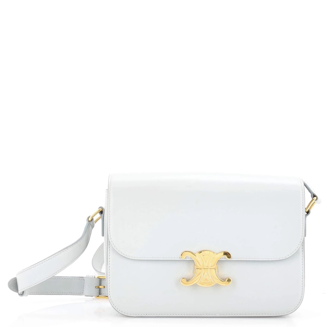 Calfskin medium smooth shoulder bag by Celine. (1 of 6)