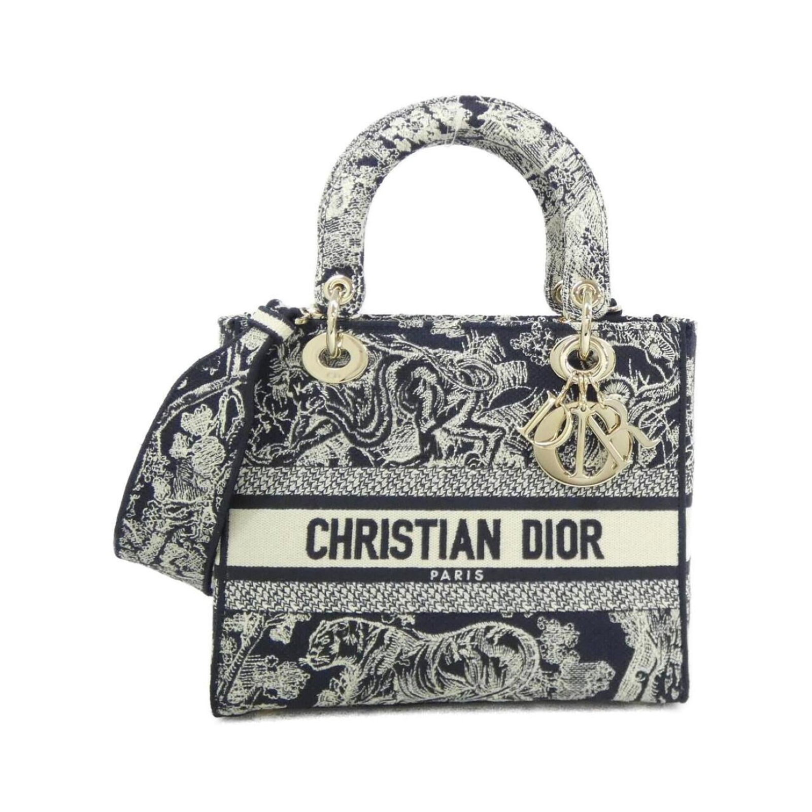 Christian Dior Canvas Handbag (1 of 8)