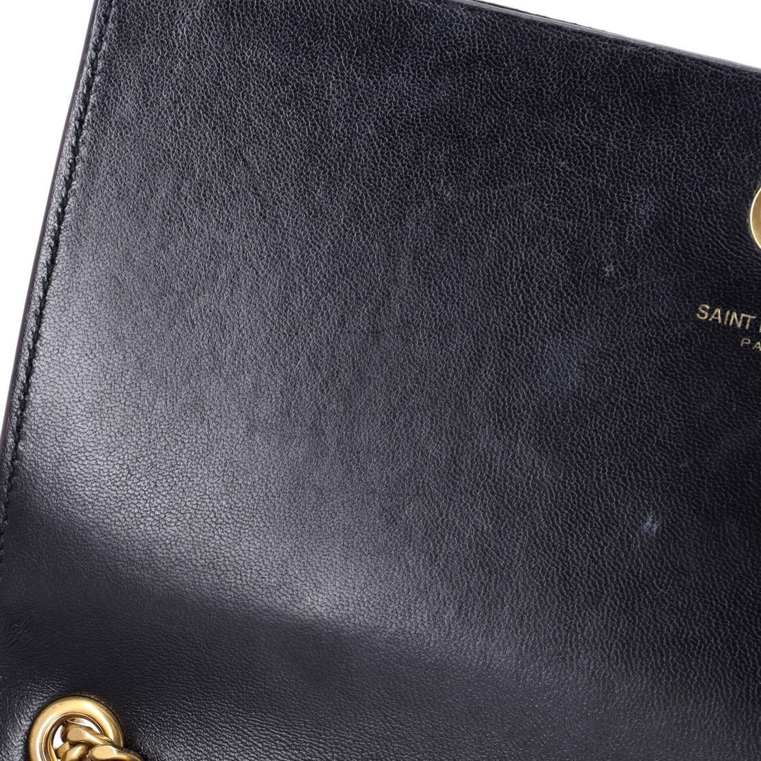 Saint Laurent Classic Monogram Tassel Crossbody Bag Python Medium - 6