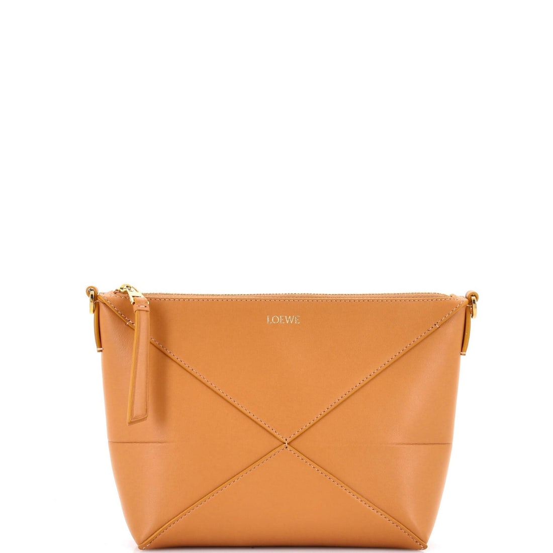 Loewe Leather Pouch Bag Fold Puzzle (1 of 7)