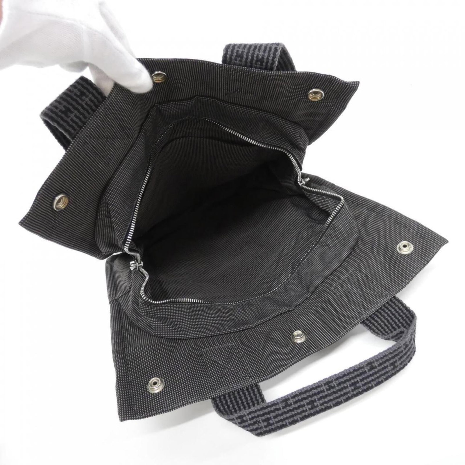 Hermes Canvas Backpack - 6