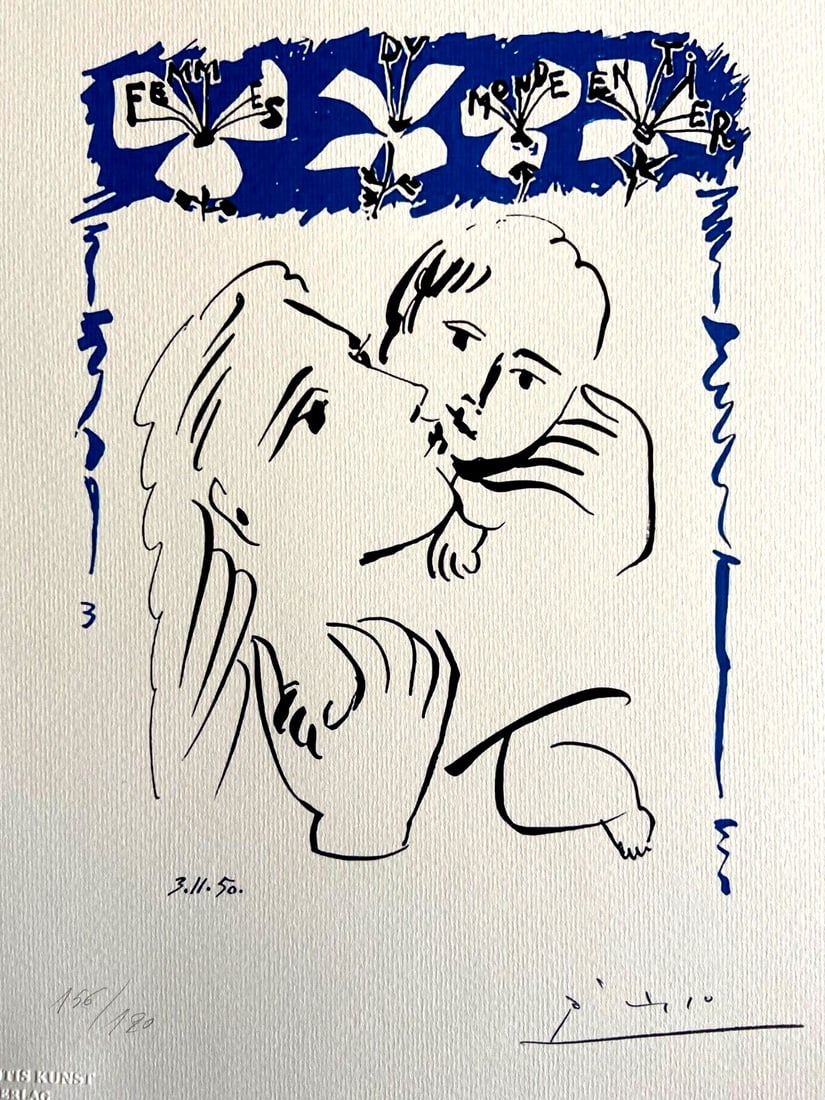 Pablo Picasso numbered lithograph