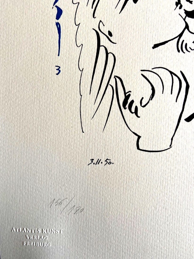 Pablo Picasso numbered lithograph - 4