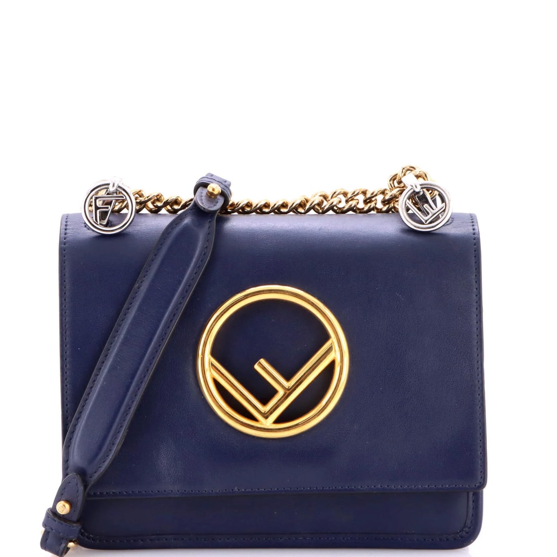 Fendi Kan I F Shoulder Bag Leather Small (1 of 7)