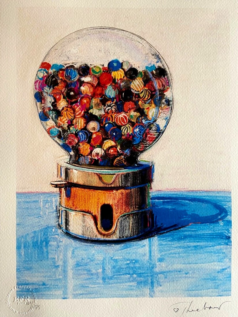 Wayne Thiebaud lithograph (1 of 9)