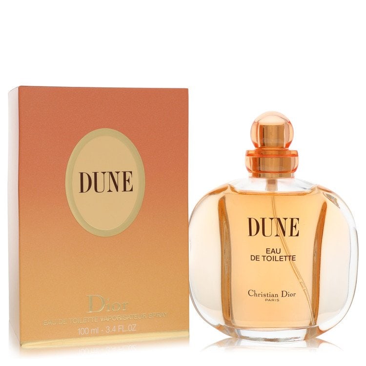 Dune Perfume By Christian Dior Eau De Toilette Spray: Dune Perfume By Christian Dior Eau De Toilette Spray Experience the timeless elegance of Dune, Christian Dior's iconic perfume for women. This 3.4 oz Eau De Toilette Spray is packed with 500 grams of