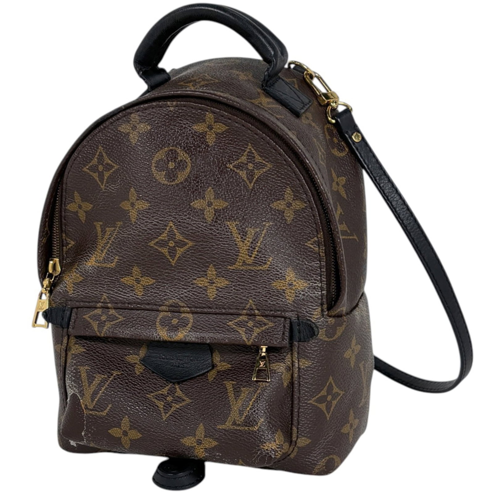 Louis Vuitton Shoulder Louis Vuitton Backpack Monogram: Louis Vuitton Shoulder Louis Vuitton Backpack Monogram A timeless and iconic Louis Vuitton backpack, this shoulder bag boasts the signature monogram pattern in rich brown hues, adding a touch of
