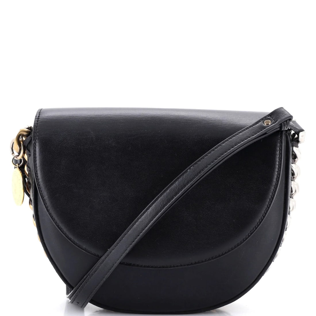 Stella McCartney Faux Leather Medium Frayme Shoulder Bag (1 of 7)
