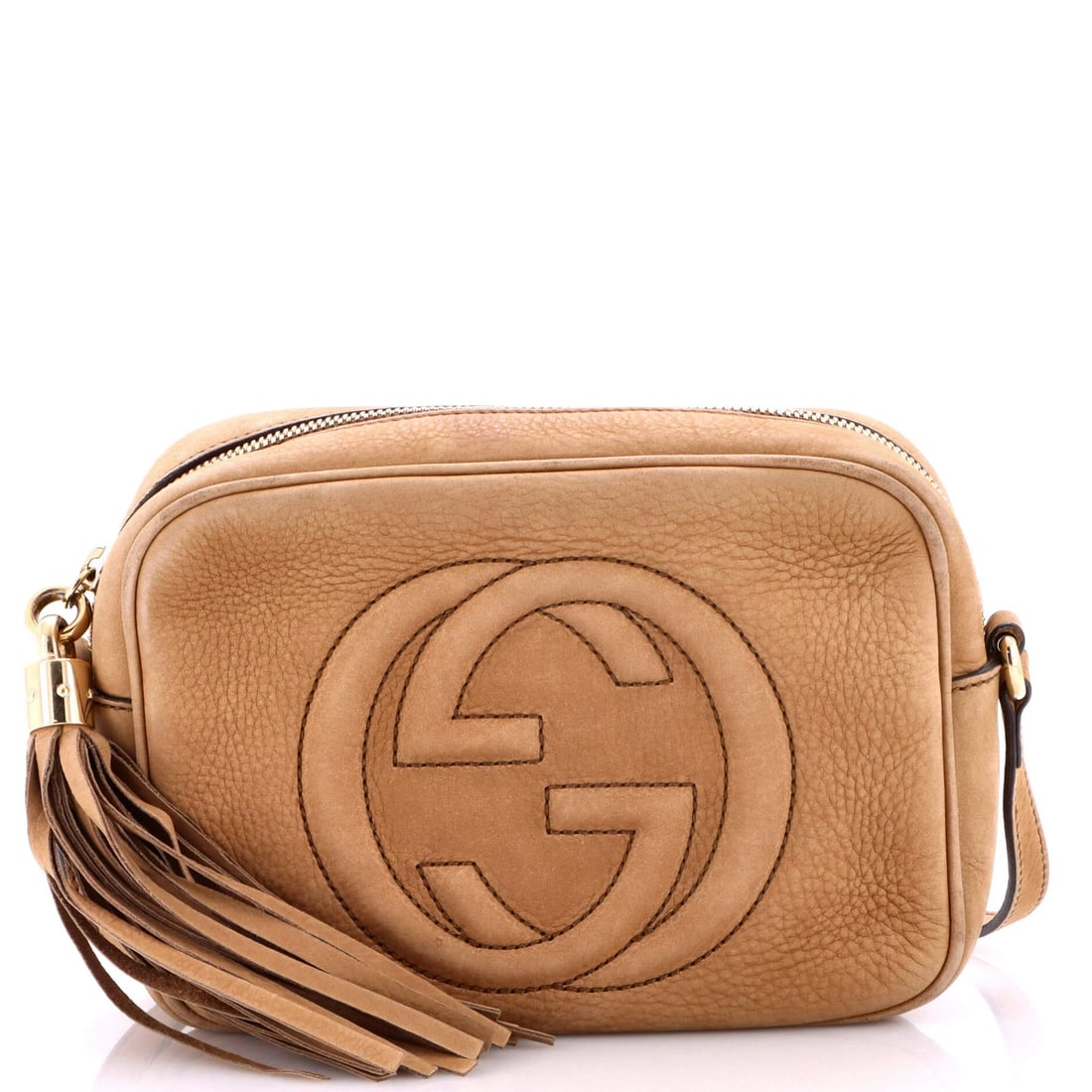 Gucci Small Nubuck Crossbody Disco Soho Bag (1 of 7)