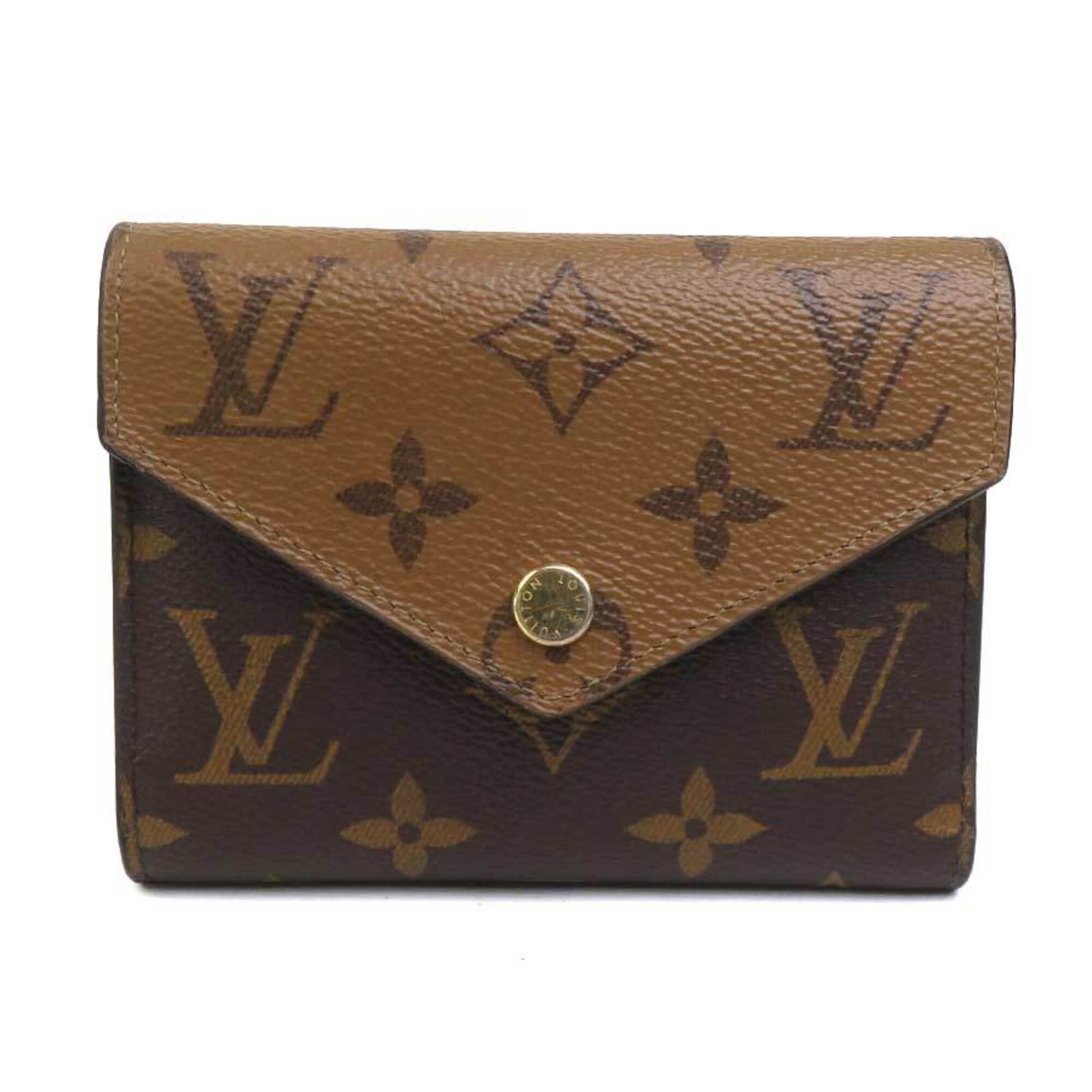 Louis Vuitton Tri Fold Monogram Reverse