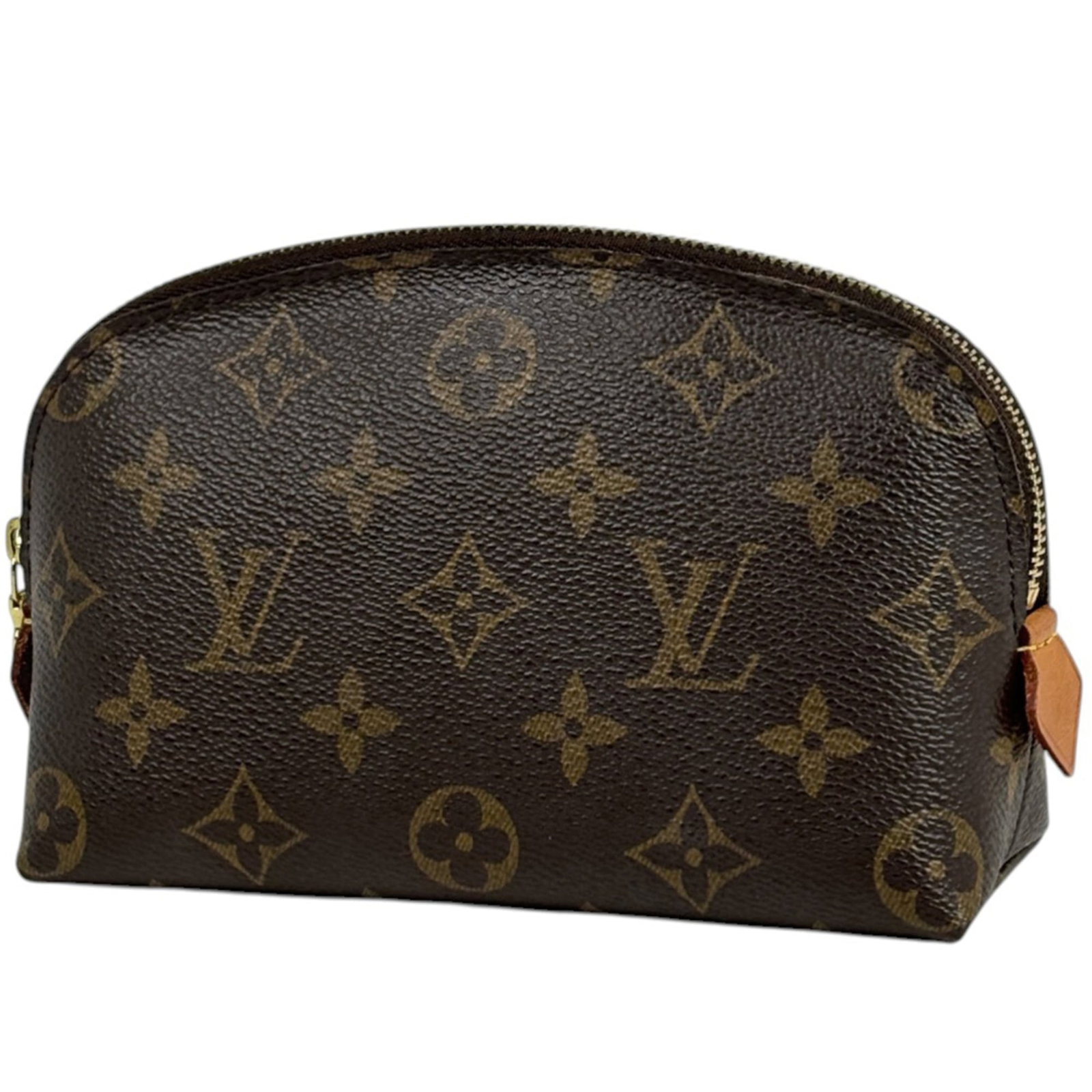 Louis Vuitton Monogram Pouch: Louis Vuitton Monogram Pouch A timeless piece from the iconic Louis Vuitton brand, this brown monogram pouch boasts the signature LV pattern and is perfectly sized for everyday use. With its classic d