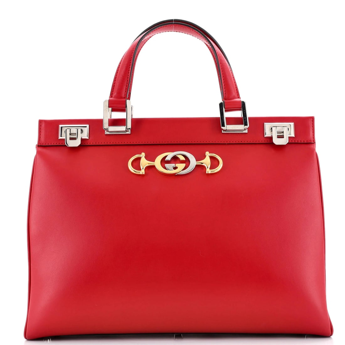 Gucci medium leather top handle bag (1 of 6)