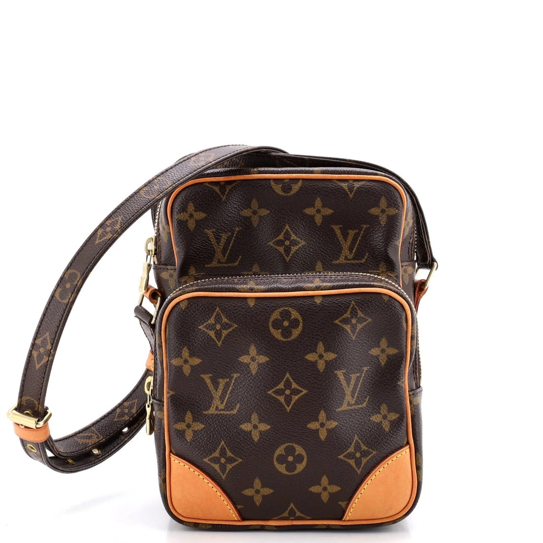 Louis Vuitton Amazone Bag Monogram Canvas: Louis Vuitton Amazone Bag Monogram Canvas The iconic Louis Vuitton Amazone Bag is a timeless classic, boasting its signature monogram canvas exterior in rich brown tones. With its sturdy leather