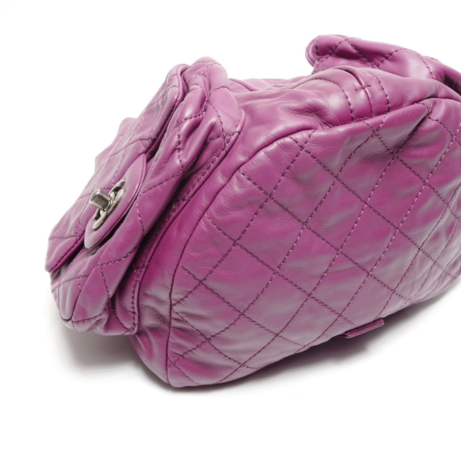 Leather Chanel Backpack - 5