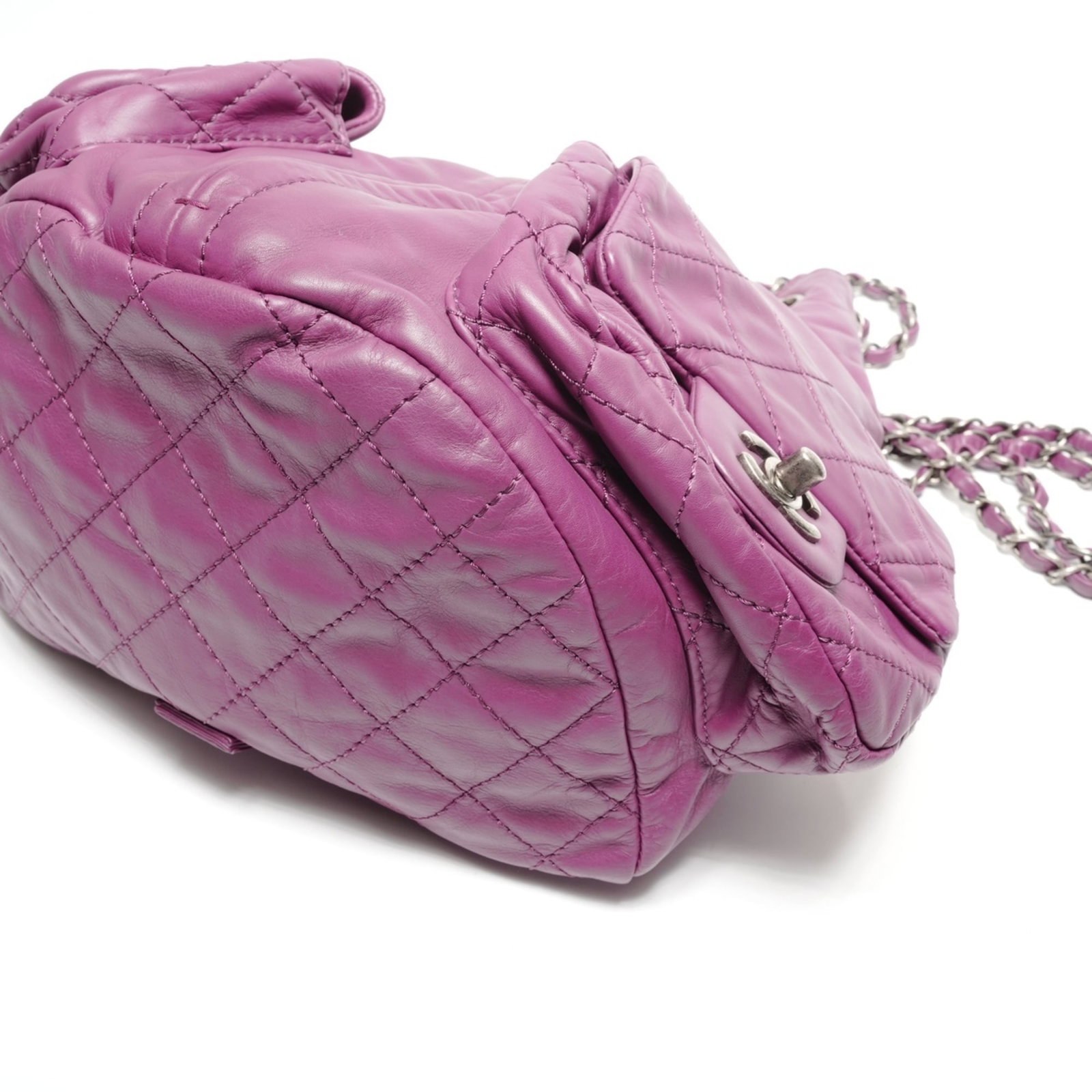 Leather Chanel Backpack - 6