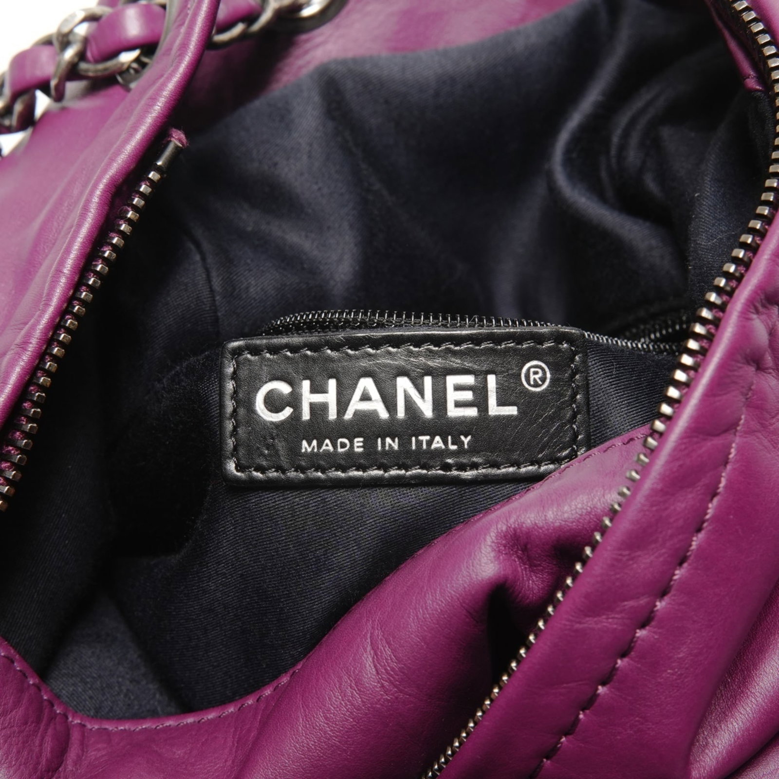 Leather Chanel Backpack - 9