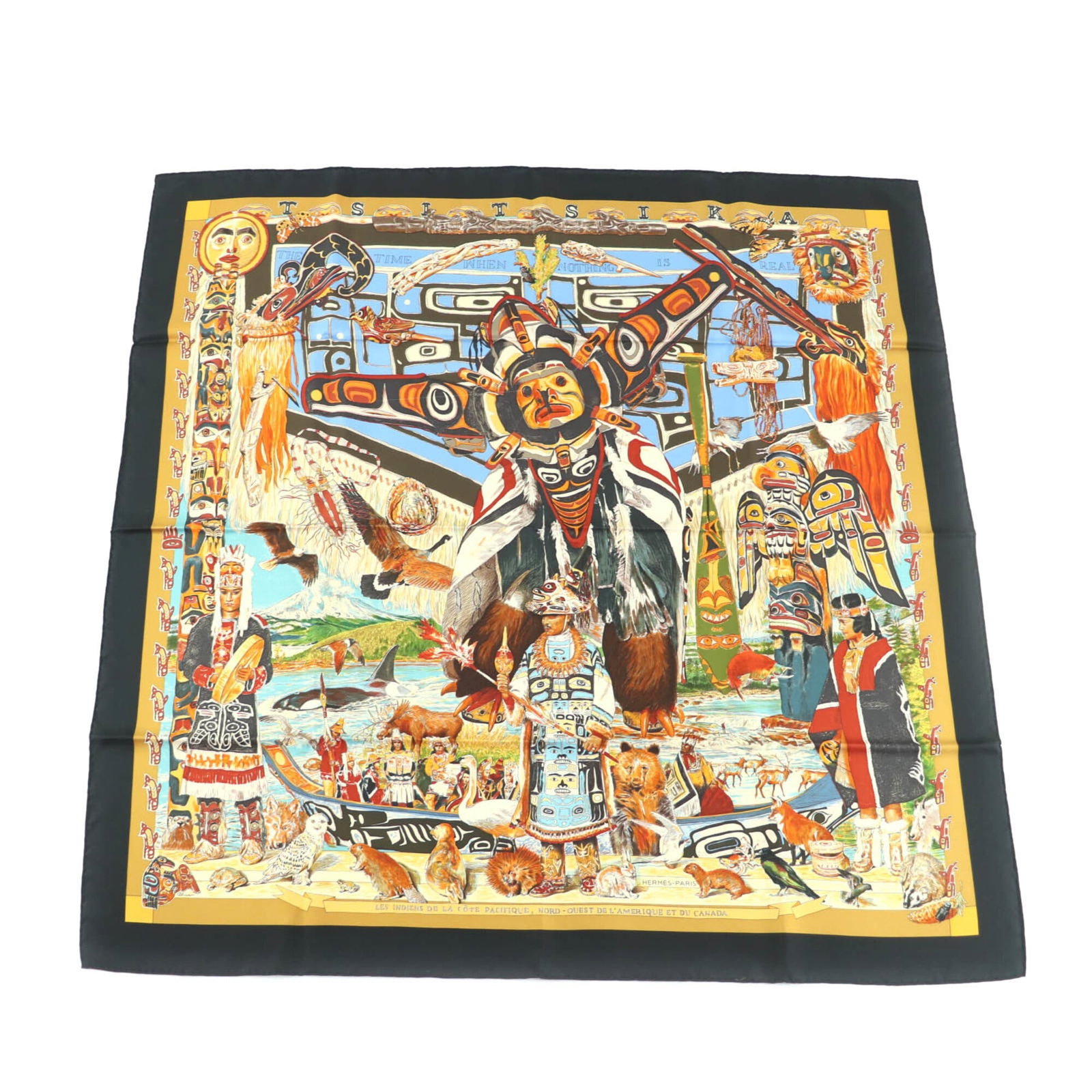 Hermes silk scarf: Hermes silk scarf A true luxury find, this pre-owned Hermes silk scarf boasts vibrant multi-color hues and exceptional craftsmanship, wrapped in rich 100% silk fabric. With its elegant 35.23" x
