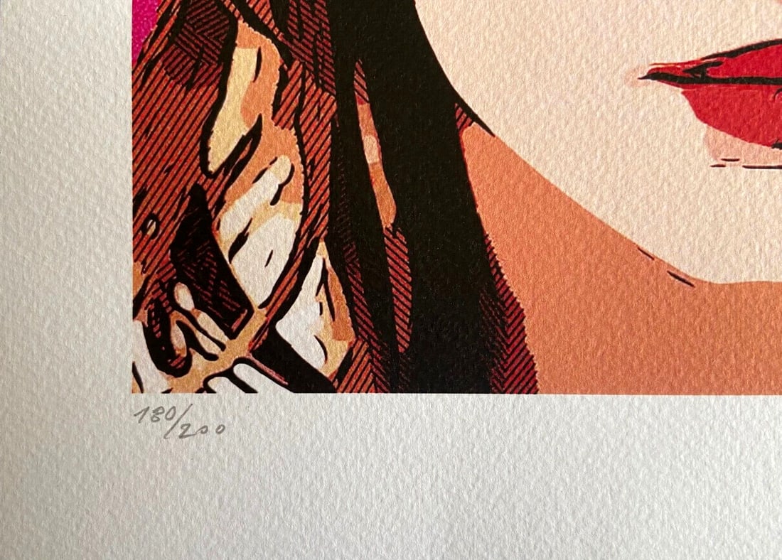 Lithograph by Johnny Depp - 7