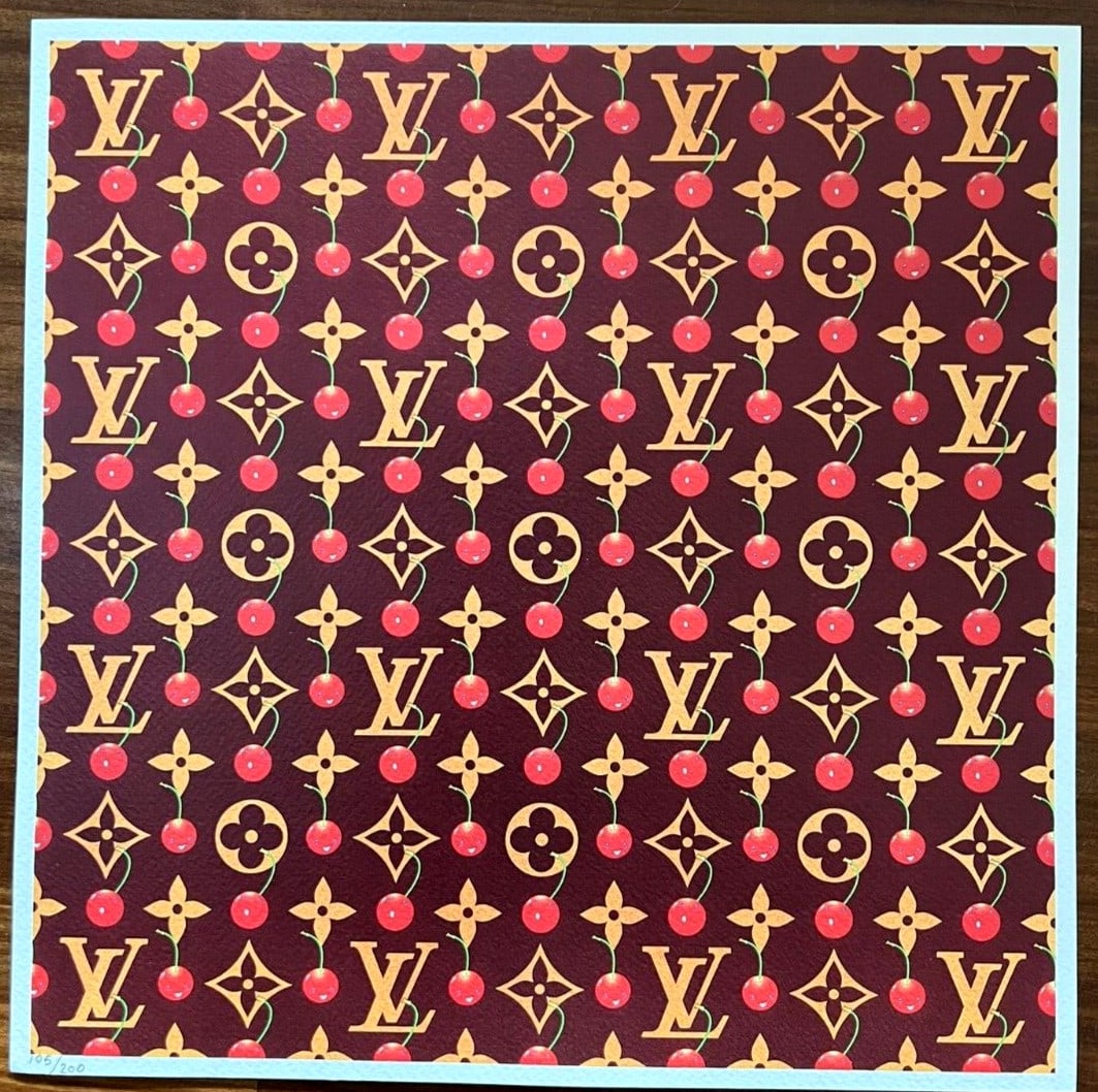 Takashi Murakami Lithograph Numbered Limited Edition: Takashi Murakami Lithograph Numbered Limited Edition Own a unique piece of art history with this limited edition lithograph by renowned artist Takashi Murakami, created in collaboration with Louis Vui