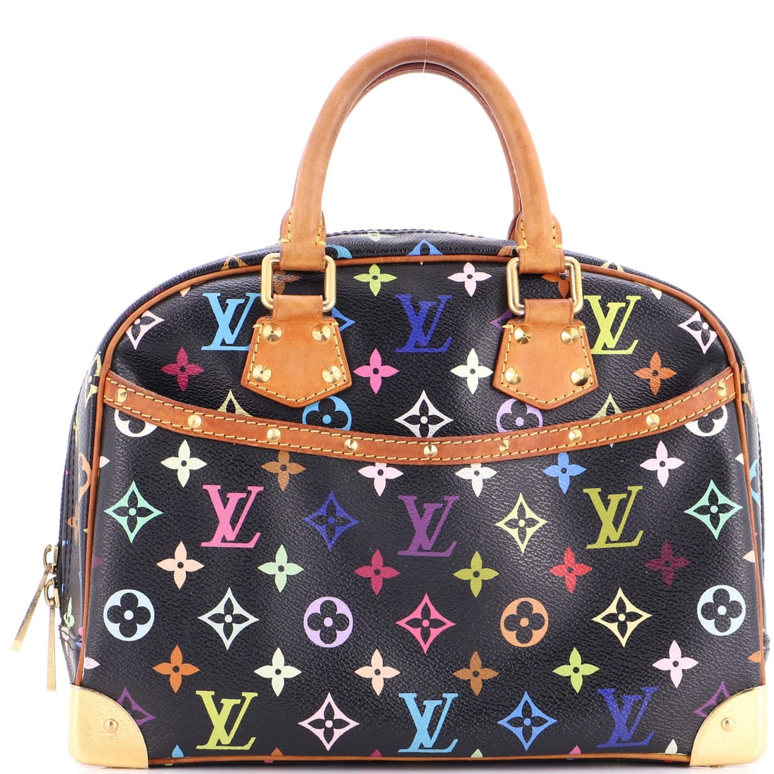 Louis Vuitton Trouville Handbag Monogram Multicolor (1 of 8)