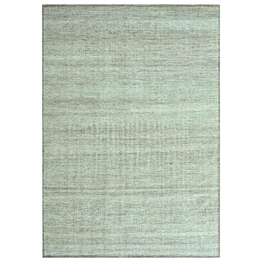 Hand Knotted Rug 9'3"x12'2" Brown Wool Oxidized & Distressed Grass Design: Hand Knotted Rug 9'3"x12'2" Brown Wool Oxidized & Distressed Grass Design Experience the warmth and authenticity of India's rich cultural heritage with this stunning hand-knotted wool rug, featuring