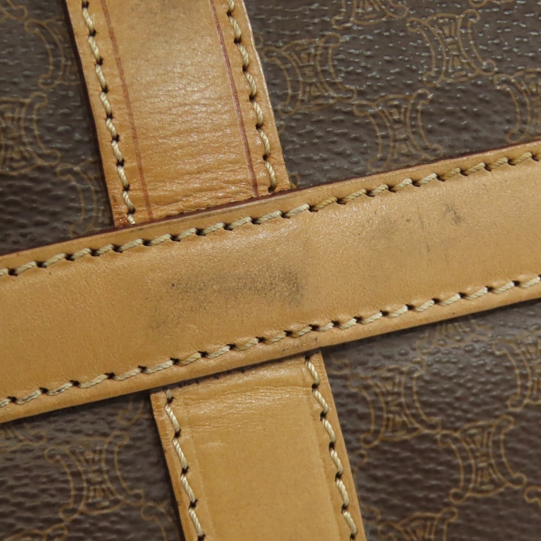 CELINE Macadam pattern Boston bag PVC - 13