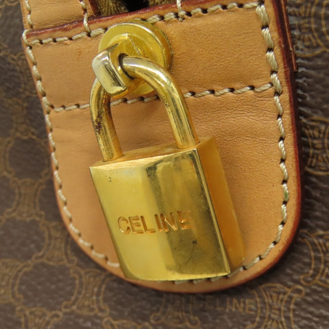 CELINE Macadam pattern Boston bag PVC - 15