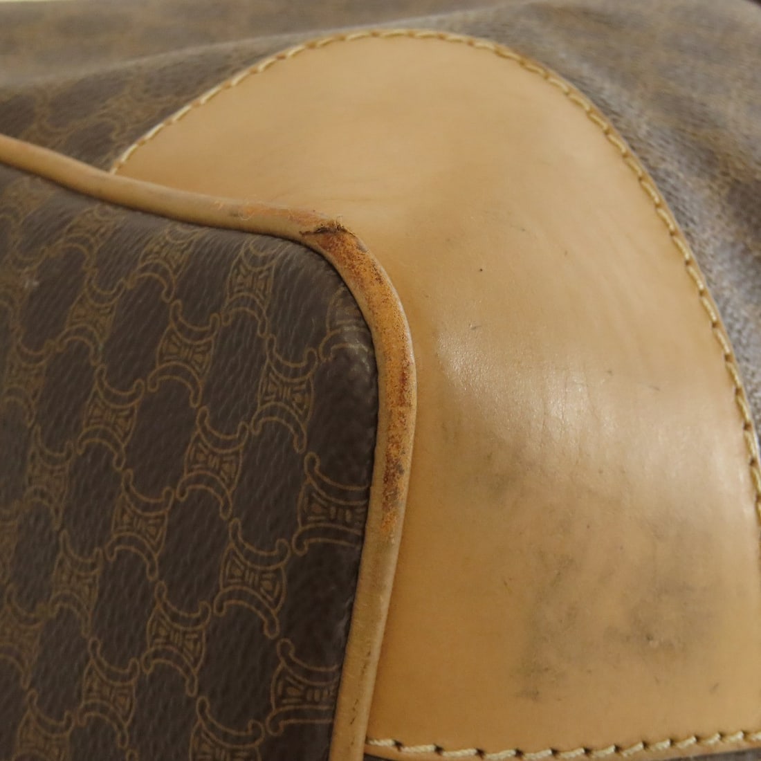 CELINE Macadam pattern Boston bag PVC - 18