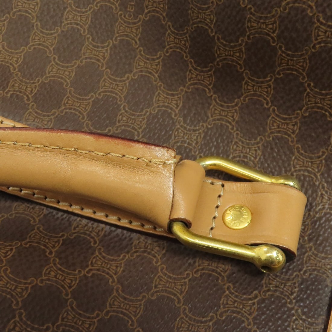 CELINE Macadam pattern Boston bag PVC - 9