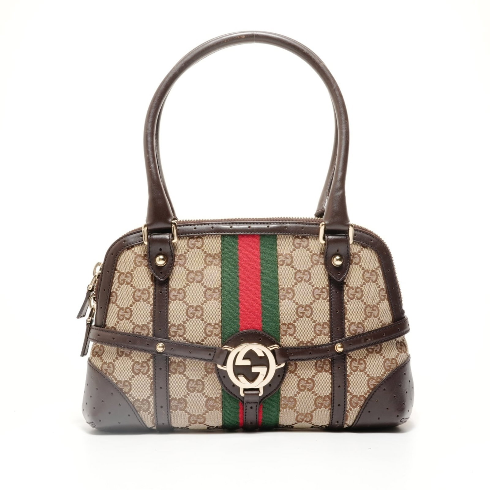 Gucci canvas shoulder bag (1 of 13)
