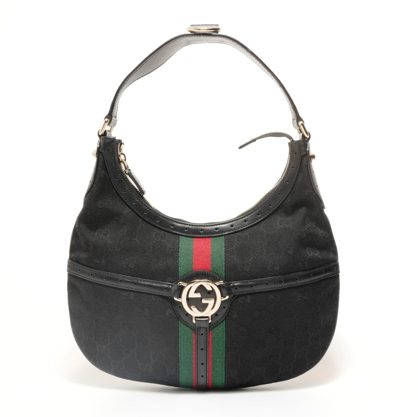 Gucci canvas shoulder bag (1 of 12)