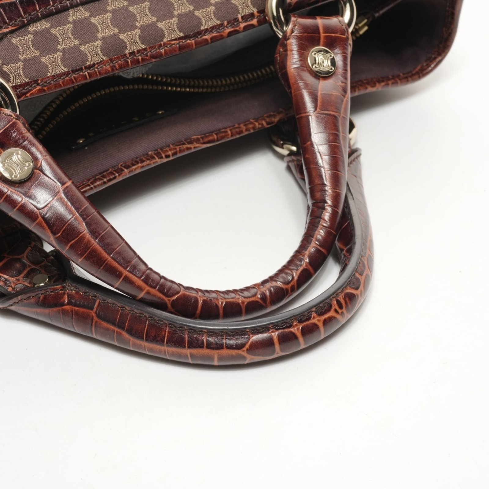 Canvas Celine Handbag - 11