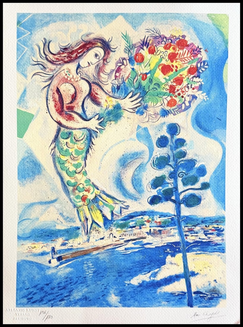 Marc Chagall Lithograph Numbered (1 of 14)