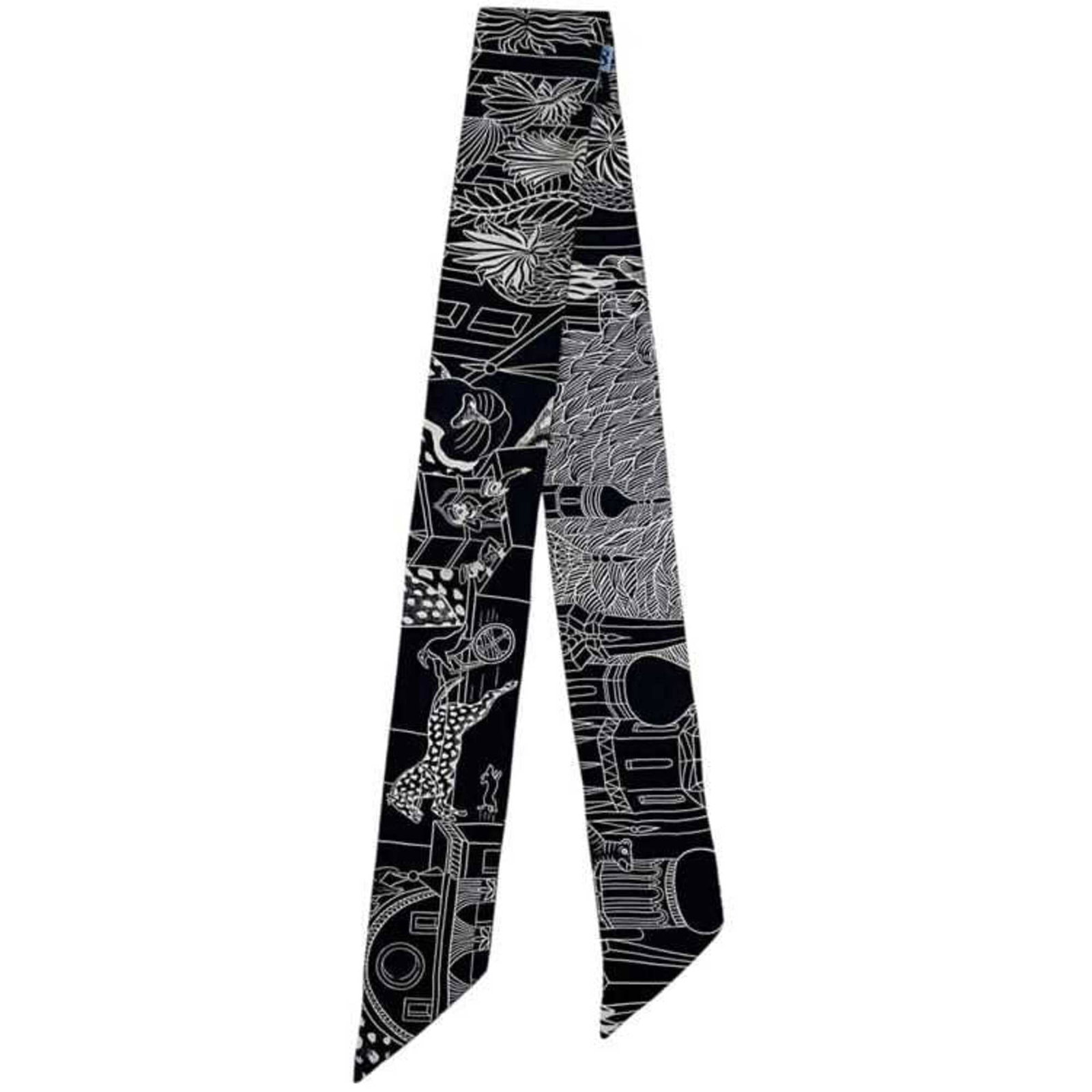 Hermes silk scarf: Hermes silk scarf A luxurious and timeless piece, this pre-owned Hermes silk scarf boasts the iconic brand's signature quality and craftsmanship. Made from rich black silk, it adds a touch of