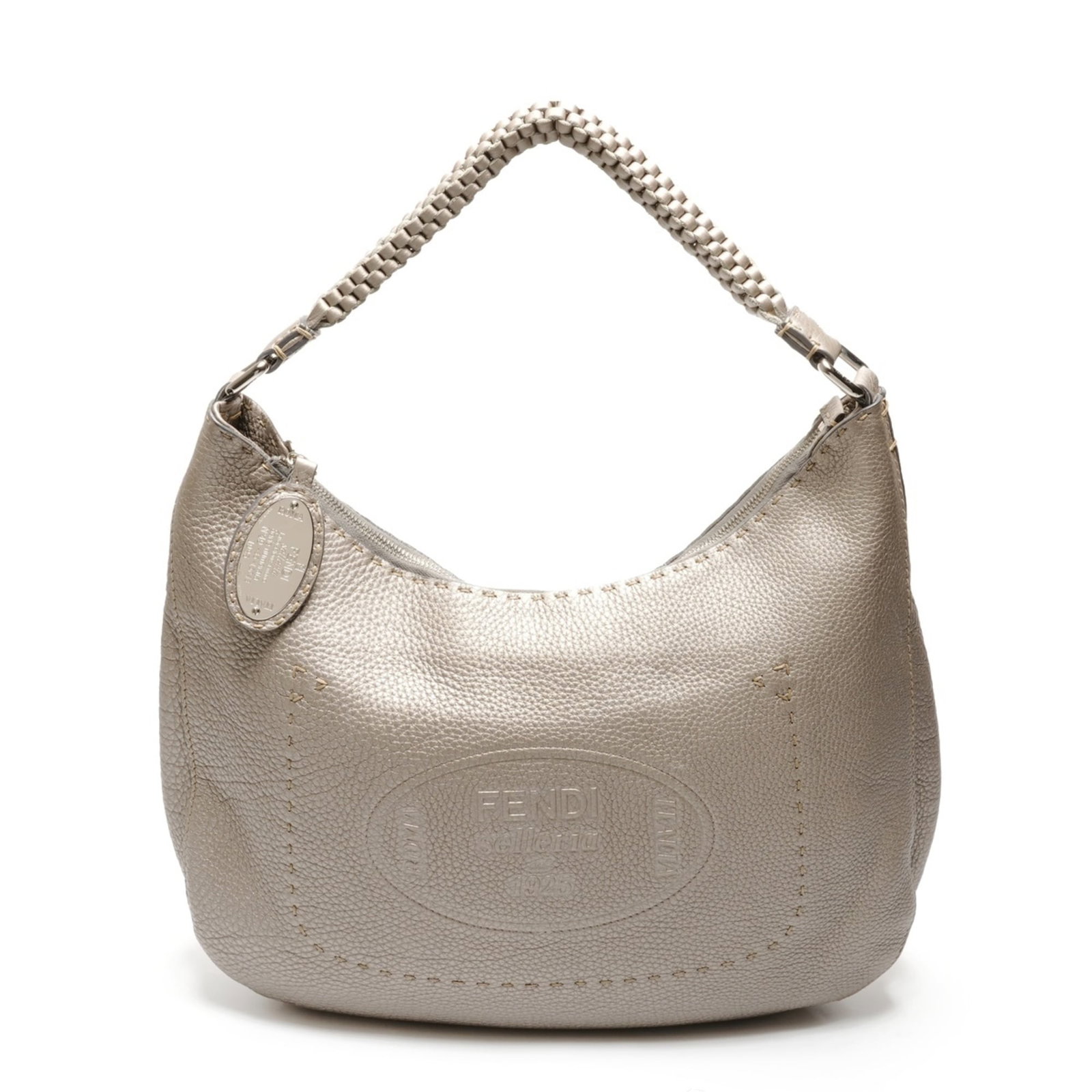 Fendi is a shoulder bag: Fendi is a shoulder bag Elevate your style with the iconic Fendi shoulder bag, boasting sleek silver hardware and a spacious interior perfect for everyday essentials. With its 40cm strap length and