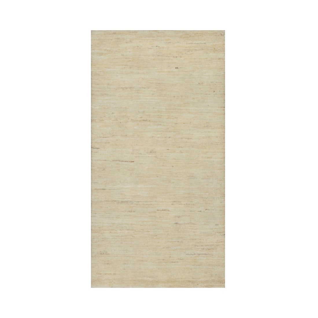 2'4"x11'5" White Plain Design Lori Buft Pure Wool Hand Knotted Runner Rug: 2'4"x11'5" White Plain Design Lori Buft Pure Wool Hand Knotted Runner Rug Experience the timeless beauty of Indian craftsmanship with this stunning hand-knotted wool runner rug, expertly woven in