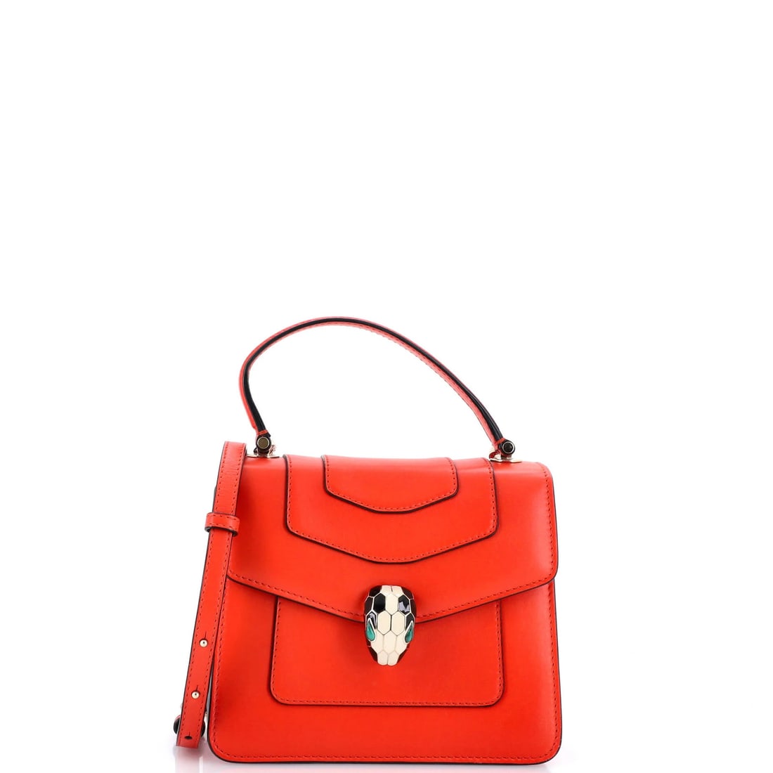 Bvlgari leather small serpenti forever top bag (1 of 6)