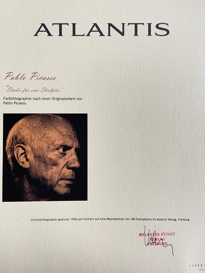 Pablo Picasso numbered lithograph - 7