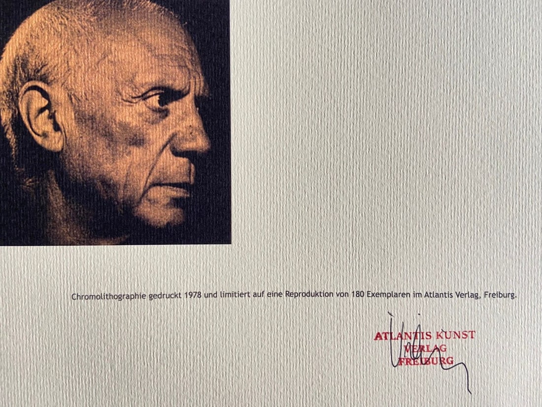 Pablo Picasso numbered lithograph - 9